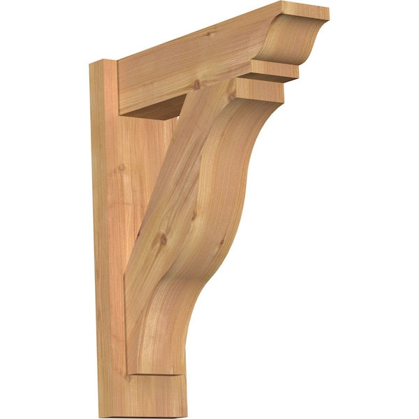 Ekena Millwork Funston Smooth Traditional Outlooker, Western Red Cedar, 5 1/2"W x 18"D x 22"H OUT06X18X22FST01SWR - main